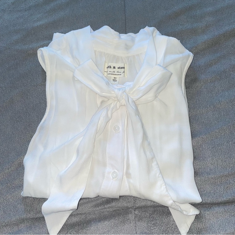Cloth & stone Anthropologie blouse tank top size L - Picture 1 of 8